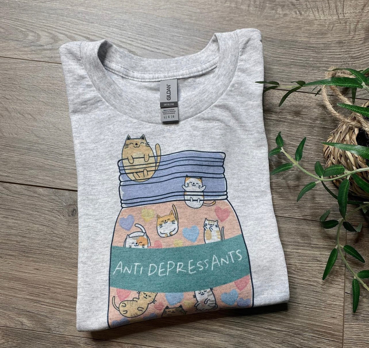 Anti Depressants Cats T-shirt