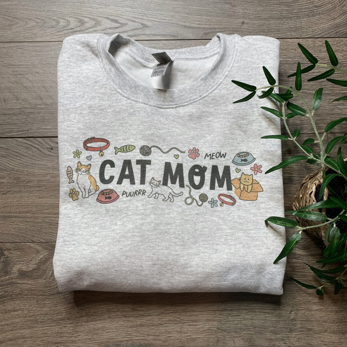 Cat Mom Crewneck