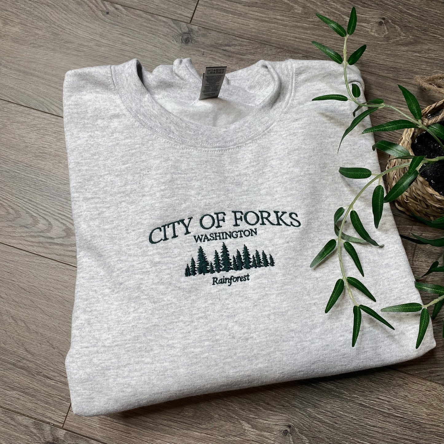 City of Forks Washington Crewneck