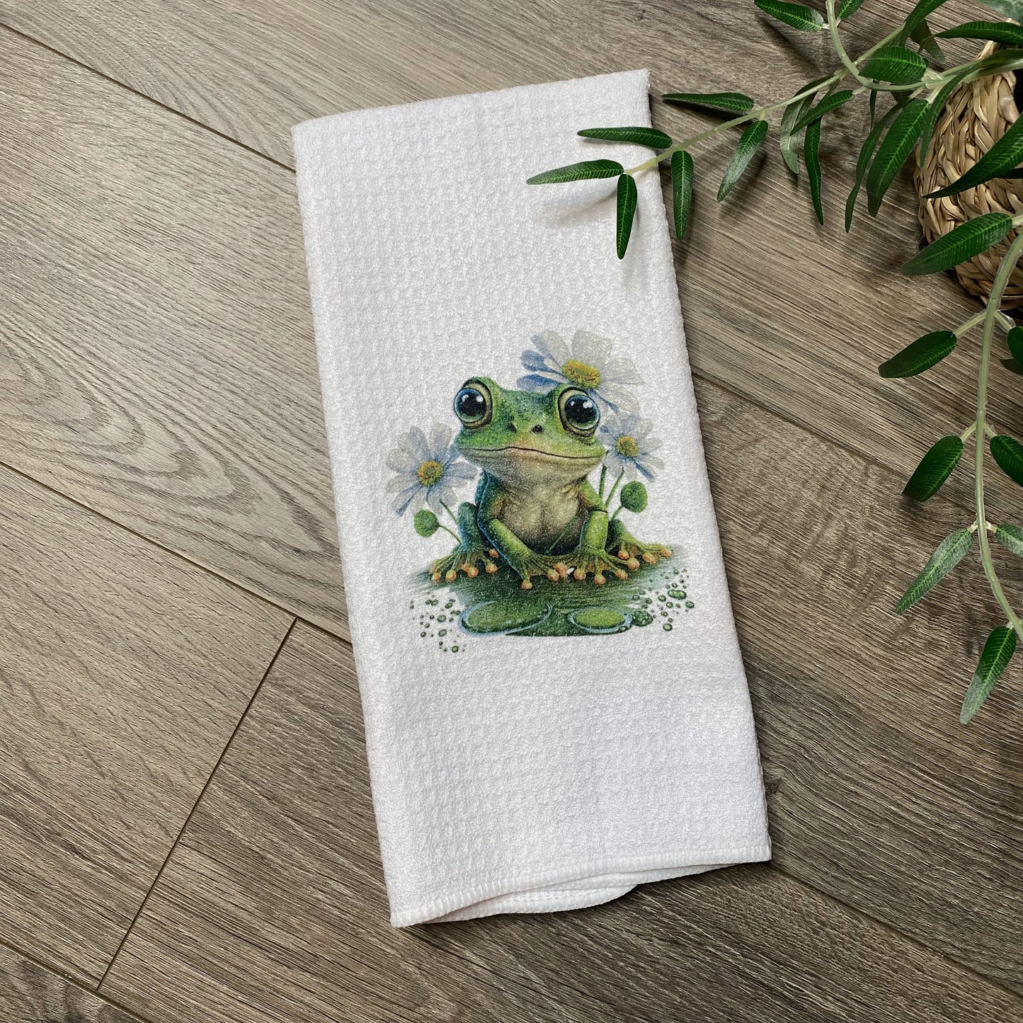 Frog Dish Towel
