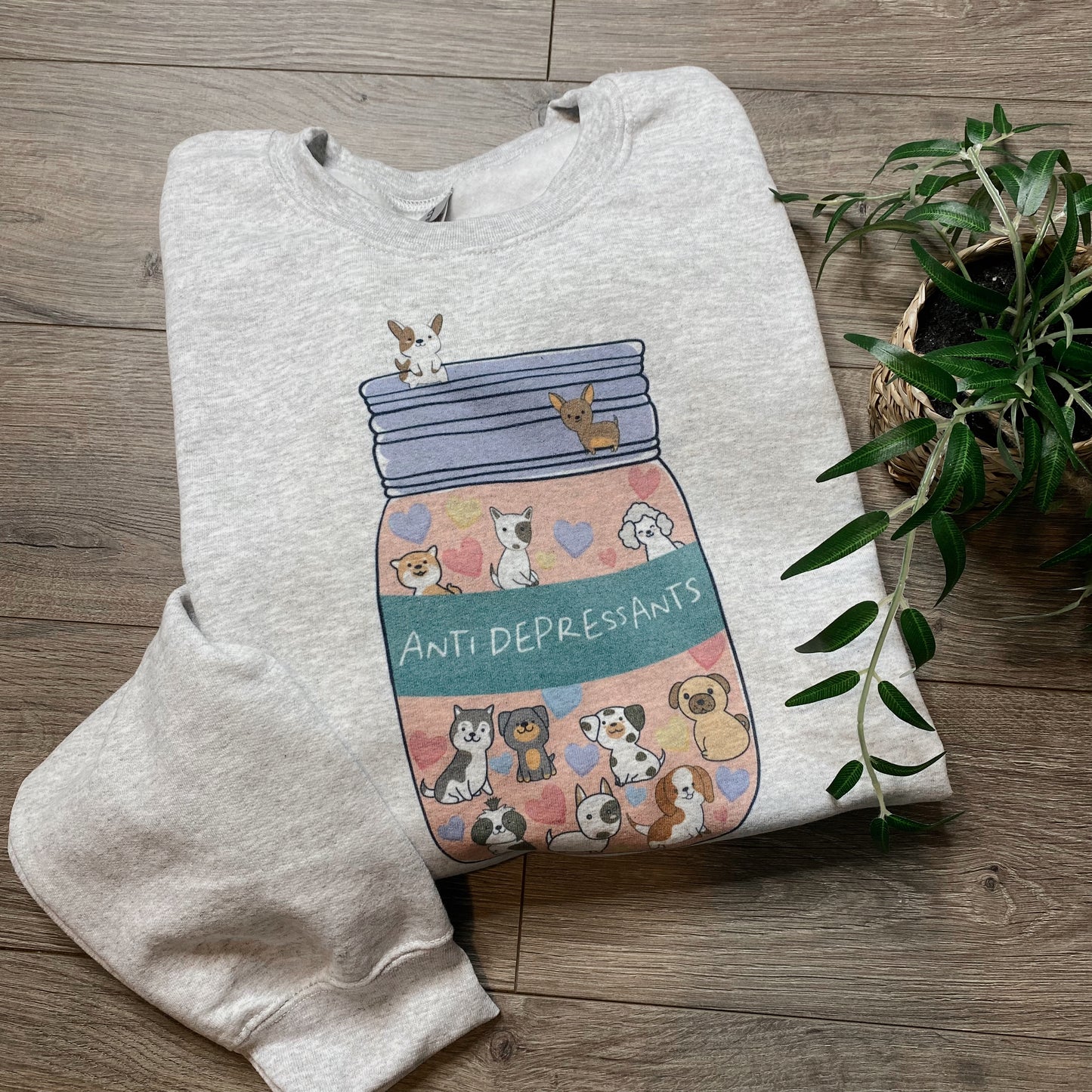 Anti Depressants Dog Crewneck
