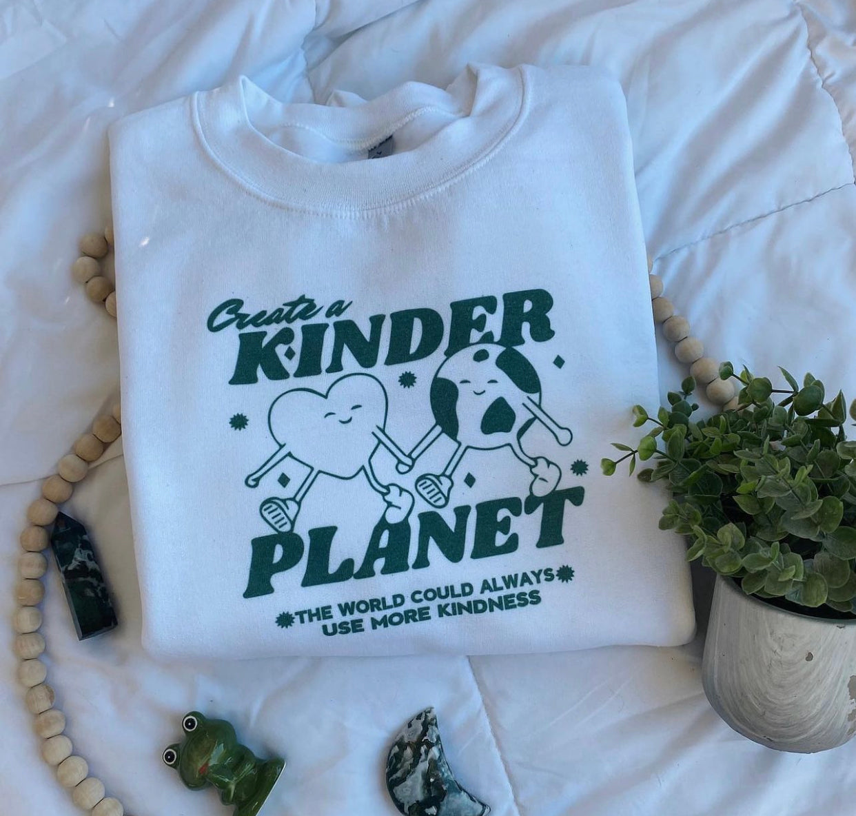 Create a Kinder Planet Crewneck