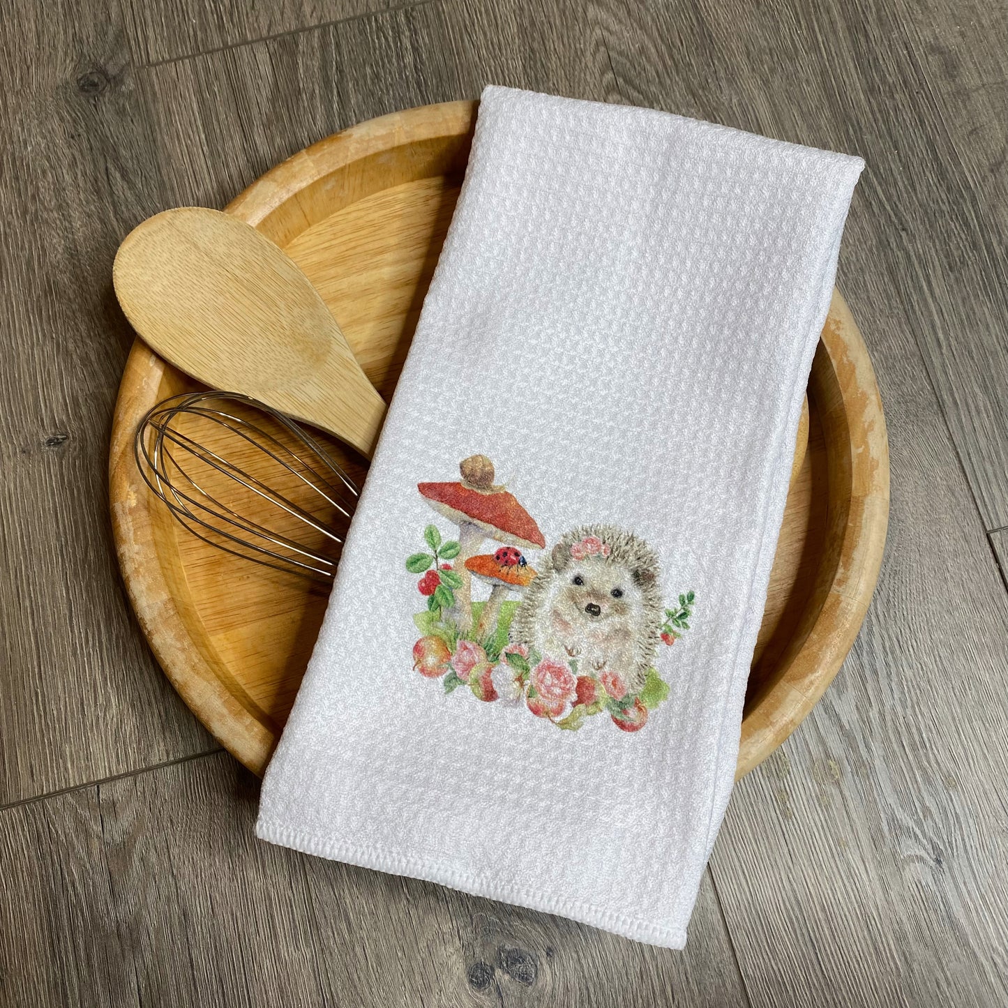 Hedgehog Mushroom Towel