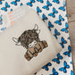 Highland Cow Embroidered Crewneck