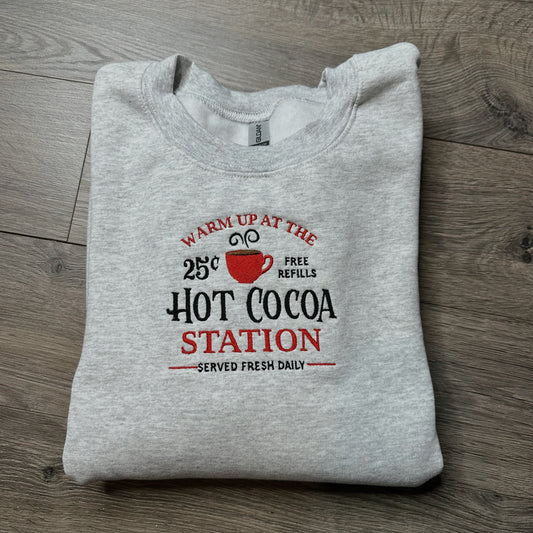 Hot Cocoa Station Crewneck