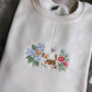 Floral Cat Crewneck