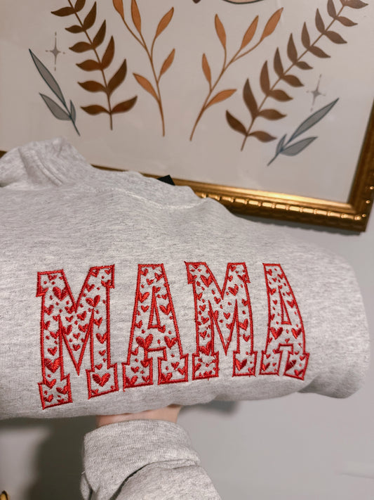 Mama Hearts Crewneck