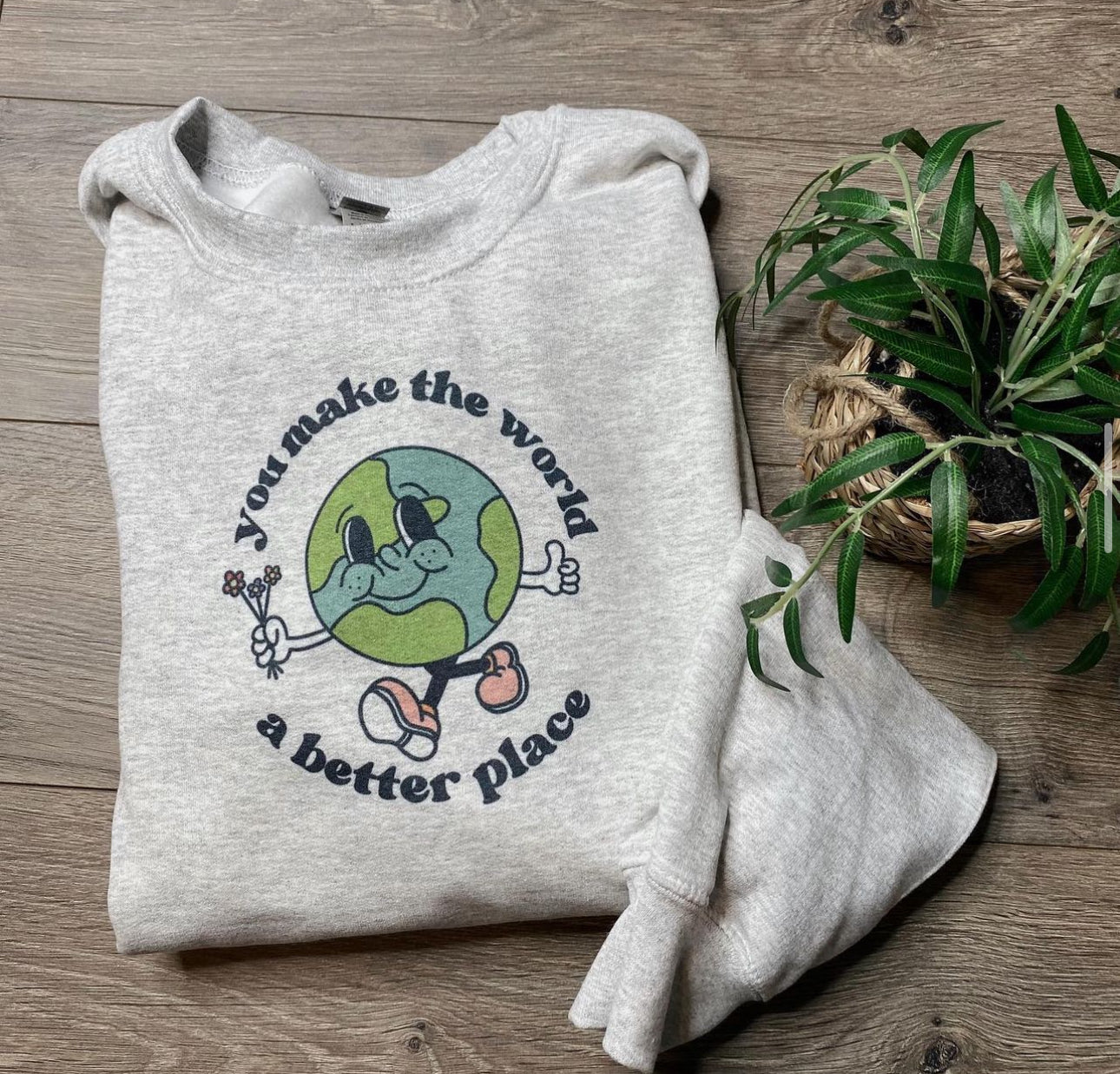 Wheel of Positivity Crewnecks