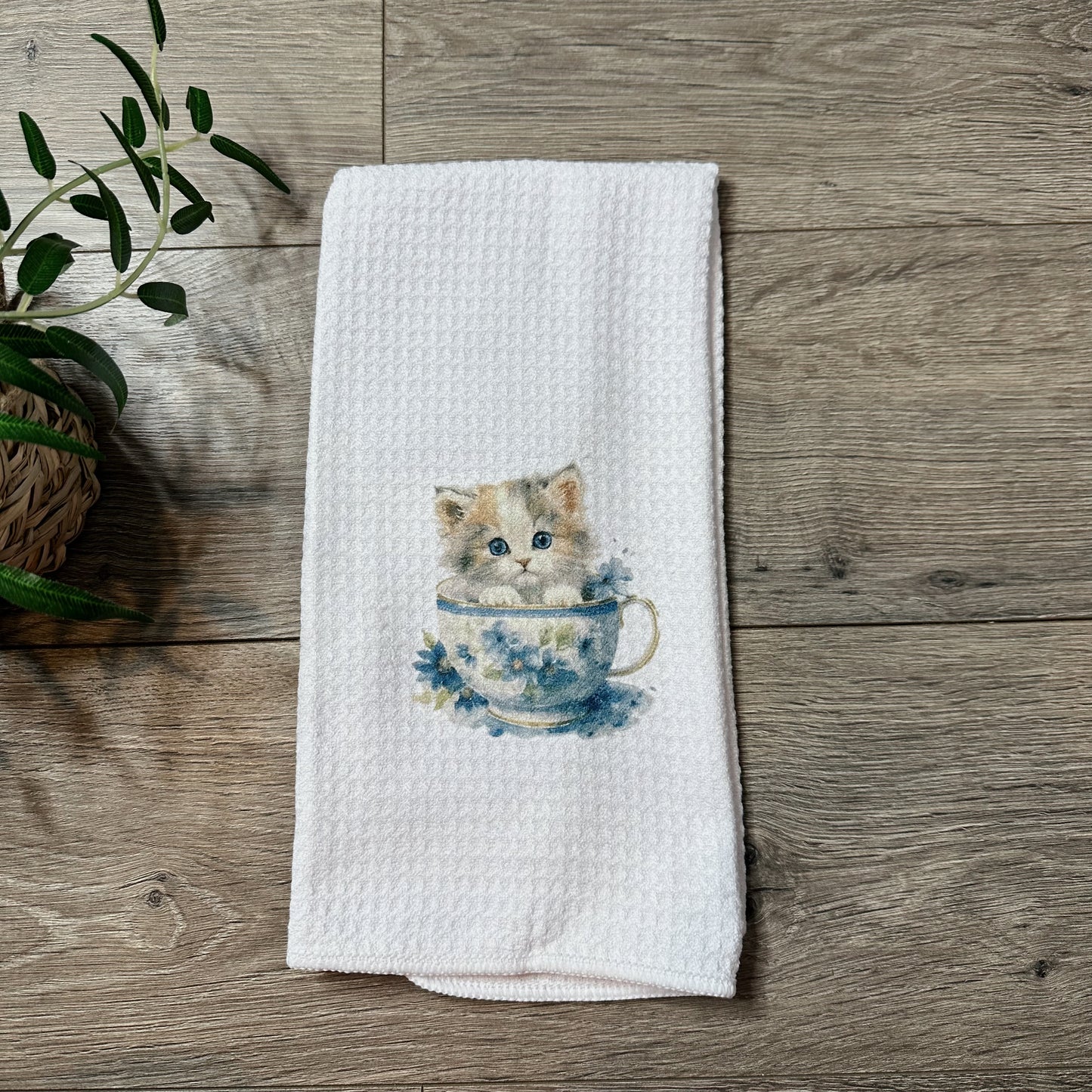 Teacup Cat Towel