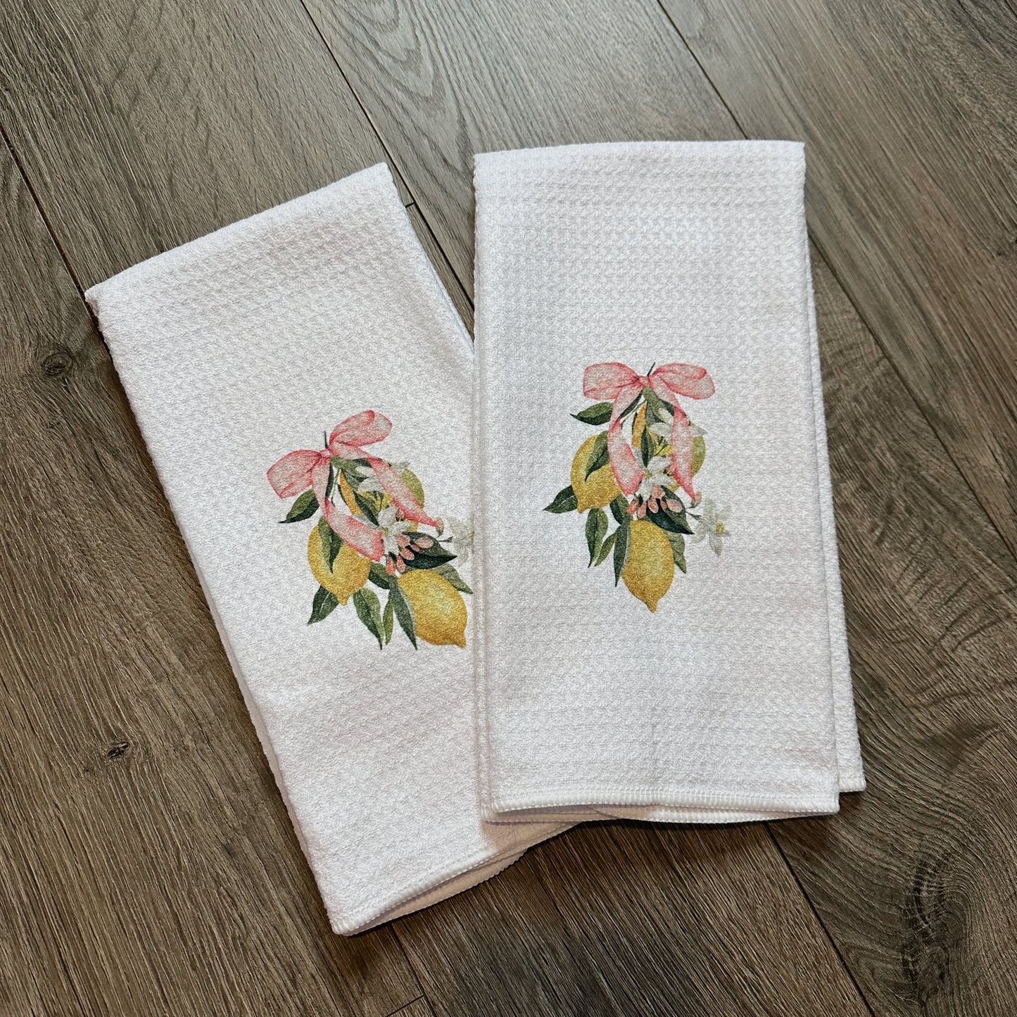 Lemon Coquette Dishtowel