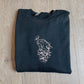 Floral Cat Crewneck