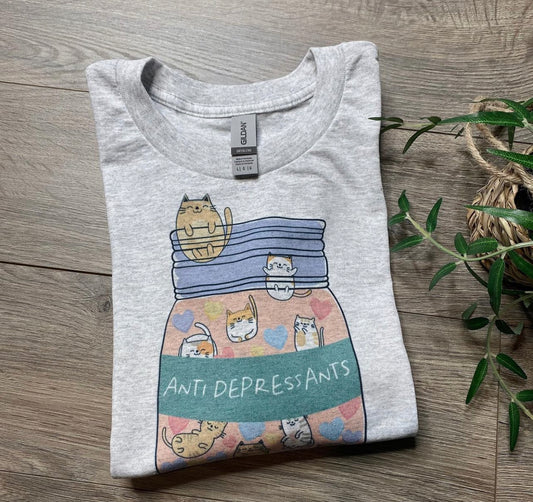 Anti Depressants Cats T-shirt