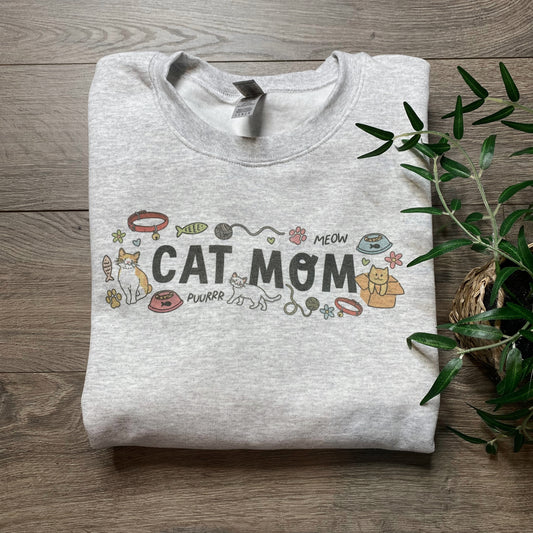 Cat Mom Crewneck