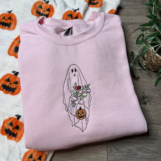 Floral Ghost Crewneck