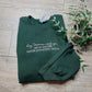988 Stay Semicolon Crewneck