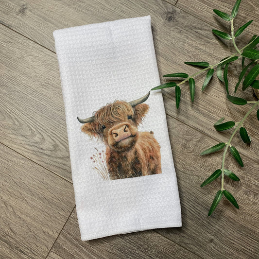 Highland Cow Towel