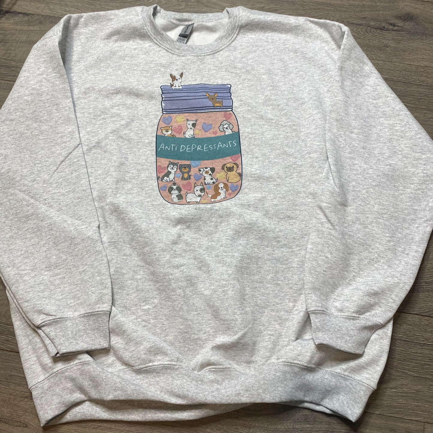 Anti Depressants Dog Crewneck