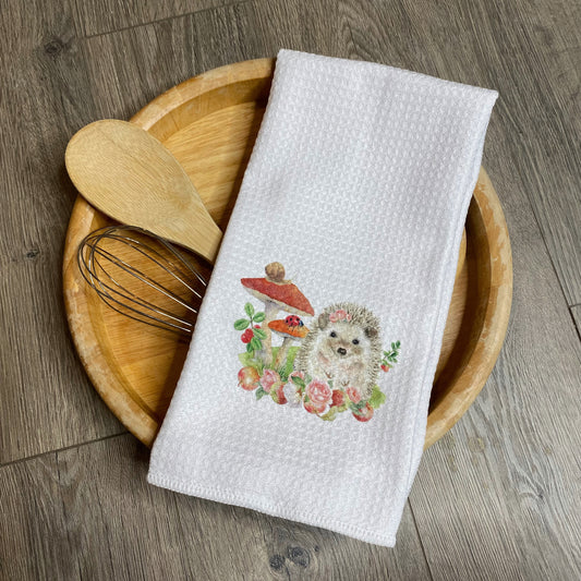 Hedgehog Mushroom Towel