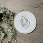 Campsite Embroidered Hoop Hanging